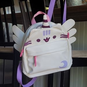 Pusheen Winged Unicorn White Backpack